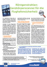 Röntgenstrahlen-anzkörperscanner foldout